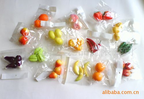 仿真泡沫水果,人造塑胶水果葡萄 - 鹤山顺邦塑胶制品有限公司(销售部)